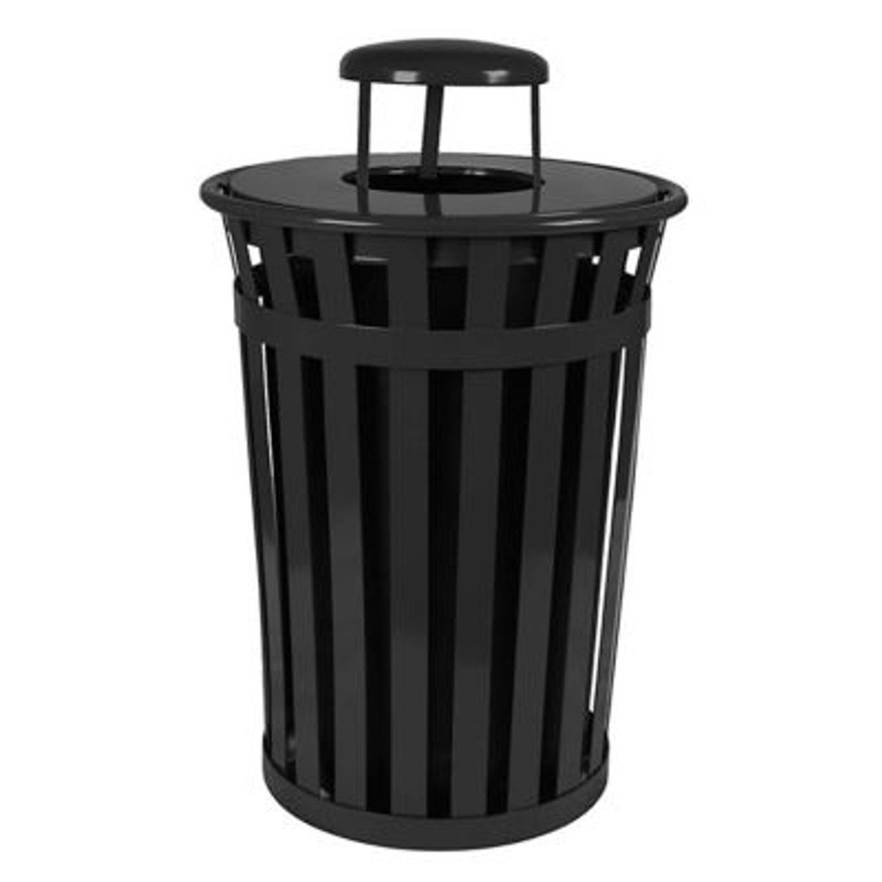 WITT INDUSTRIES, INC M3601-RC-BK RECEPTACLE WITH RAIN COVER LID AND PLAST