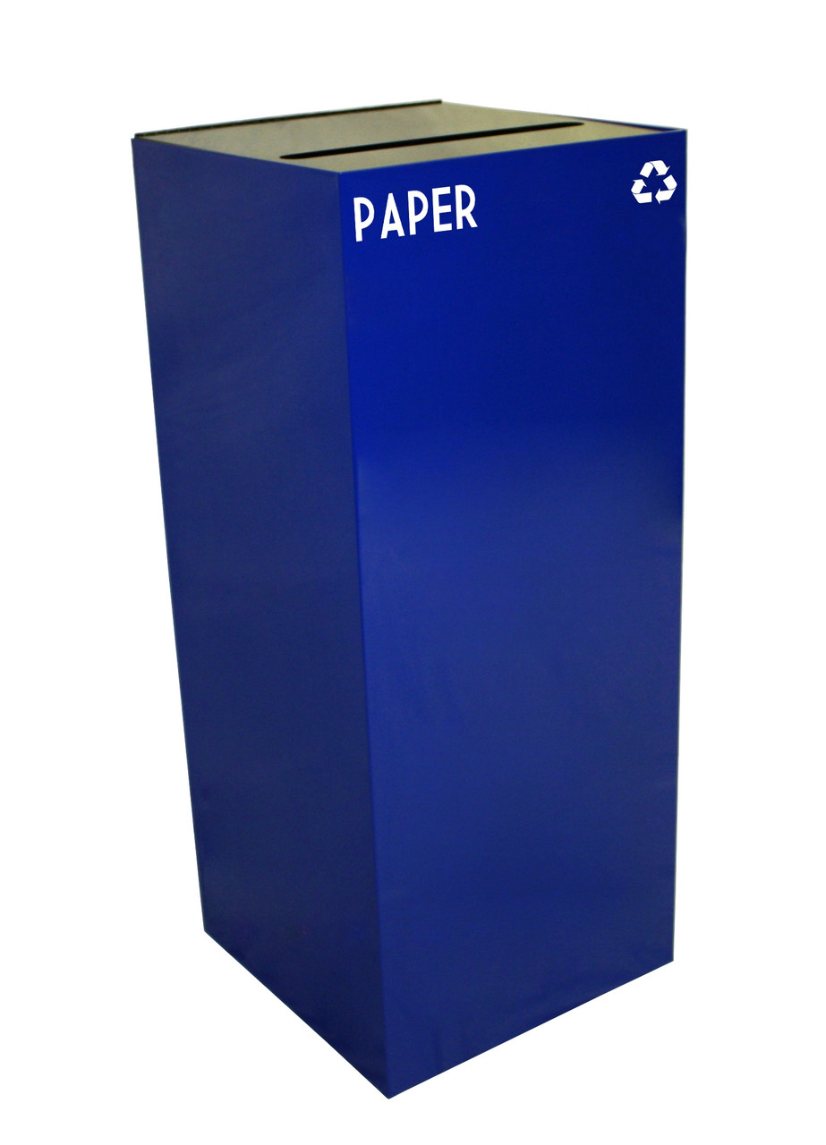 WITT INDUSTRIES, INC 36GC02-BL GEOCUBE, SLOT OPENING, PAPER DECAL AND R