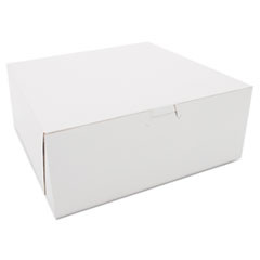 SOUTHERN CHAMPION TRAY 0973 BAKERY BOXES, WHITE, KRAFT, 10W X 10D X 