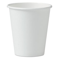 SOLO CUP COMPANY 376W SINGLE-SIDED POLY PAPER HOT CUPS, 6OZ, W