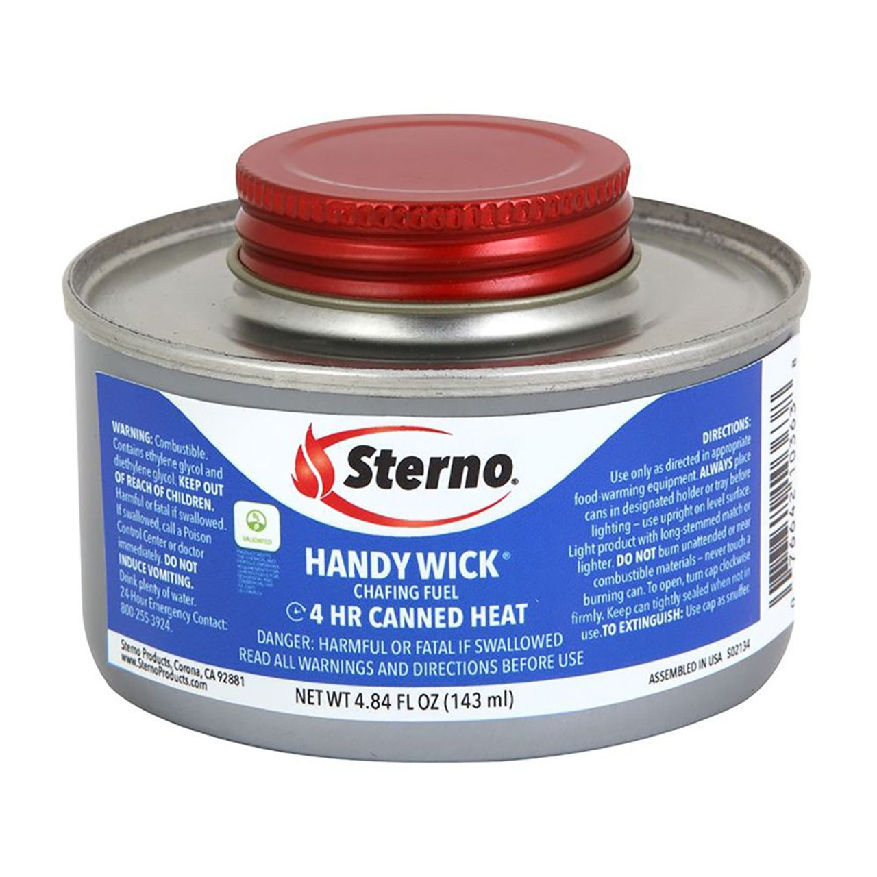 STERNO CANDLE LAMP 10364 CAN,FUEL,CHAF,HNDYWK,4HR