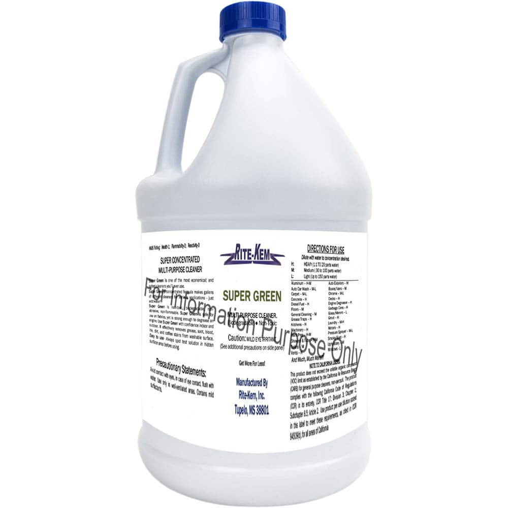 RITE-KEM SUPER-GR-01 ALL-PURPOSE CLEANERS & DEGREASERS; CONTA