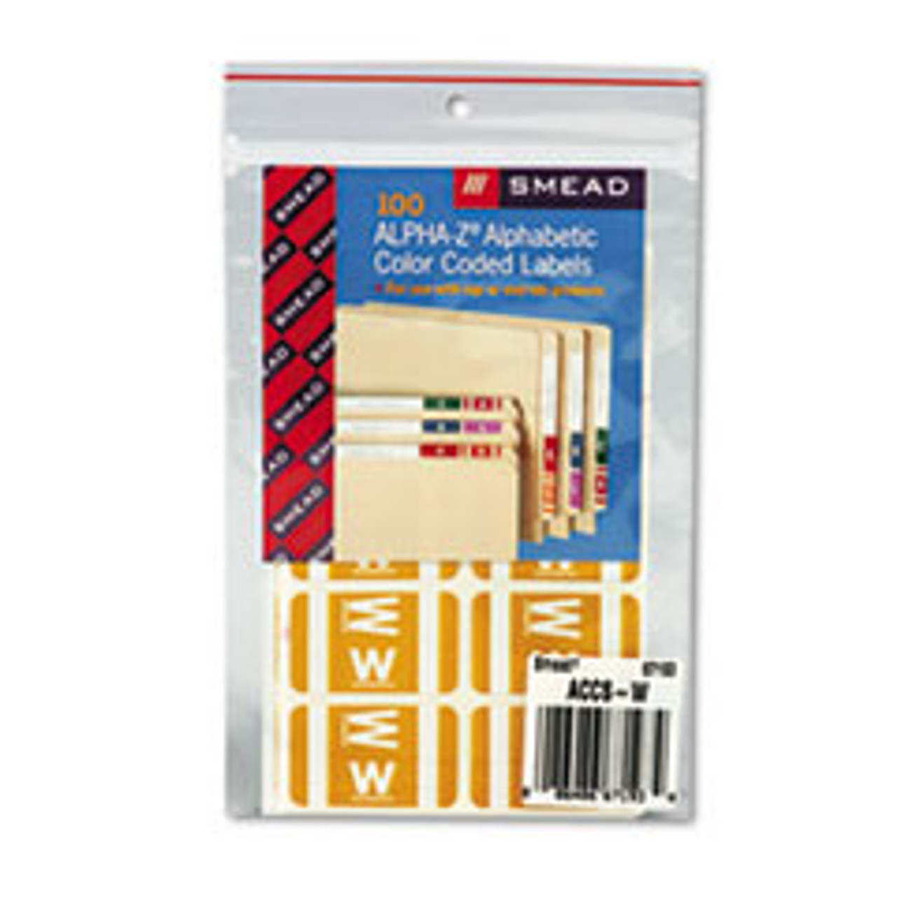SMEAD MANUFACTURING CO. 67193 COLOR-CODED LABELS,YELLOW, 100 PACK