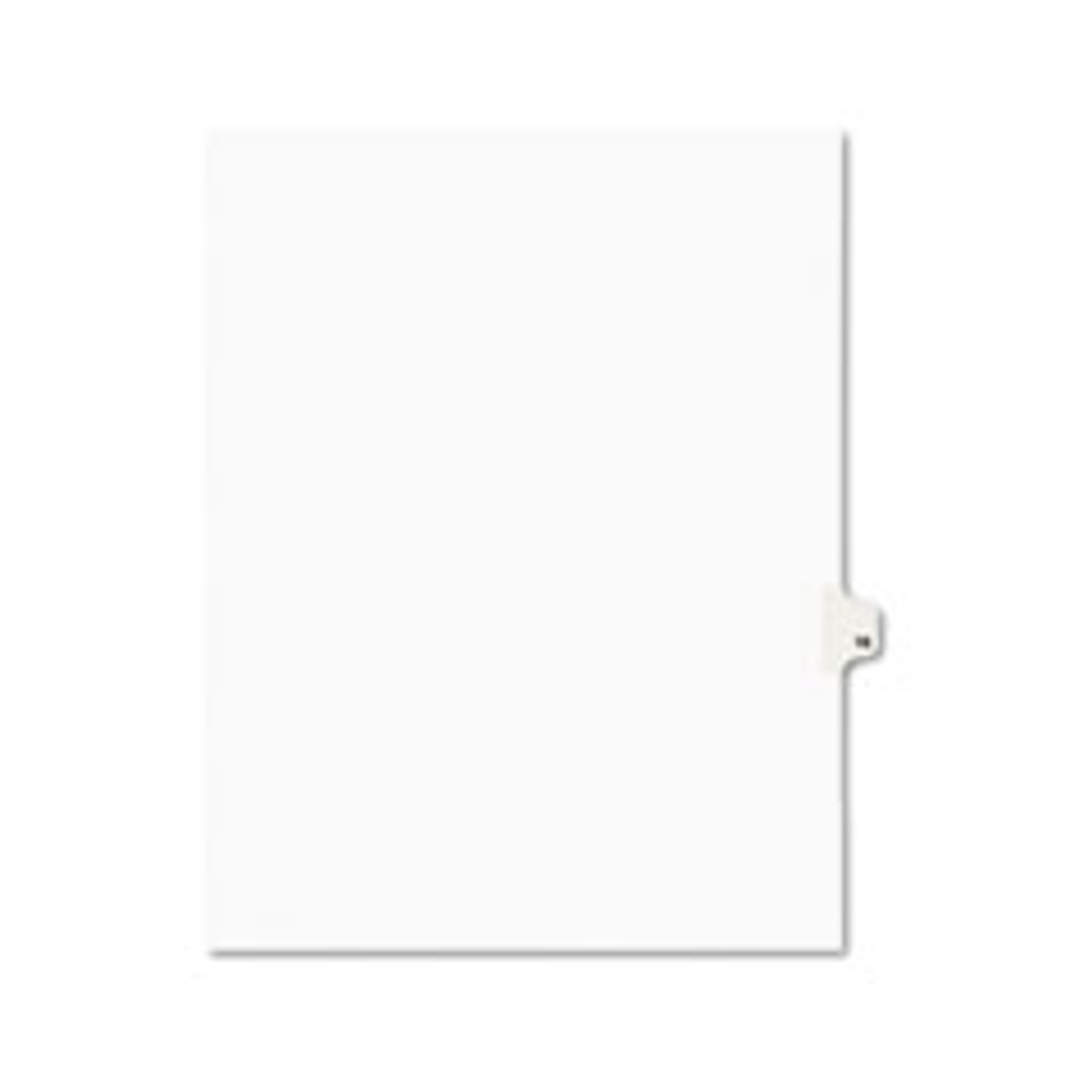 AVERY 01016 NUMERIC DIVIDER,16",SIDE TAB,25/PK,WHITE