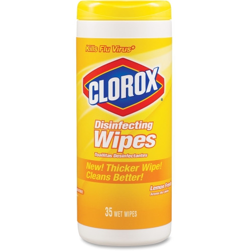 CLOROX COMPANY 01594EA DISINFECTING WIPES,75 WIPES,FRESH SCENT
