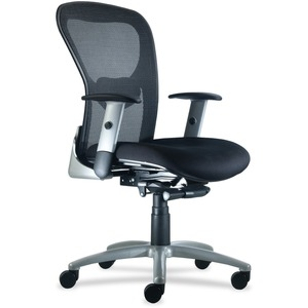 9 TO 5 SEATING 1560Y2A8ST01 MESH CHAIR MID BACK, WITH SILVER ACCENT