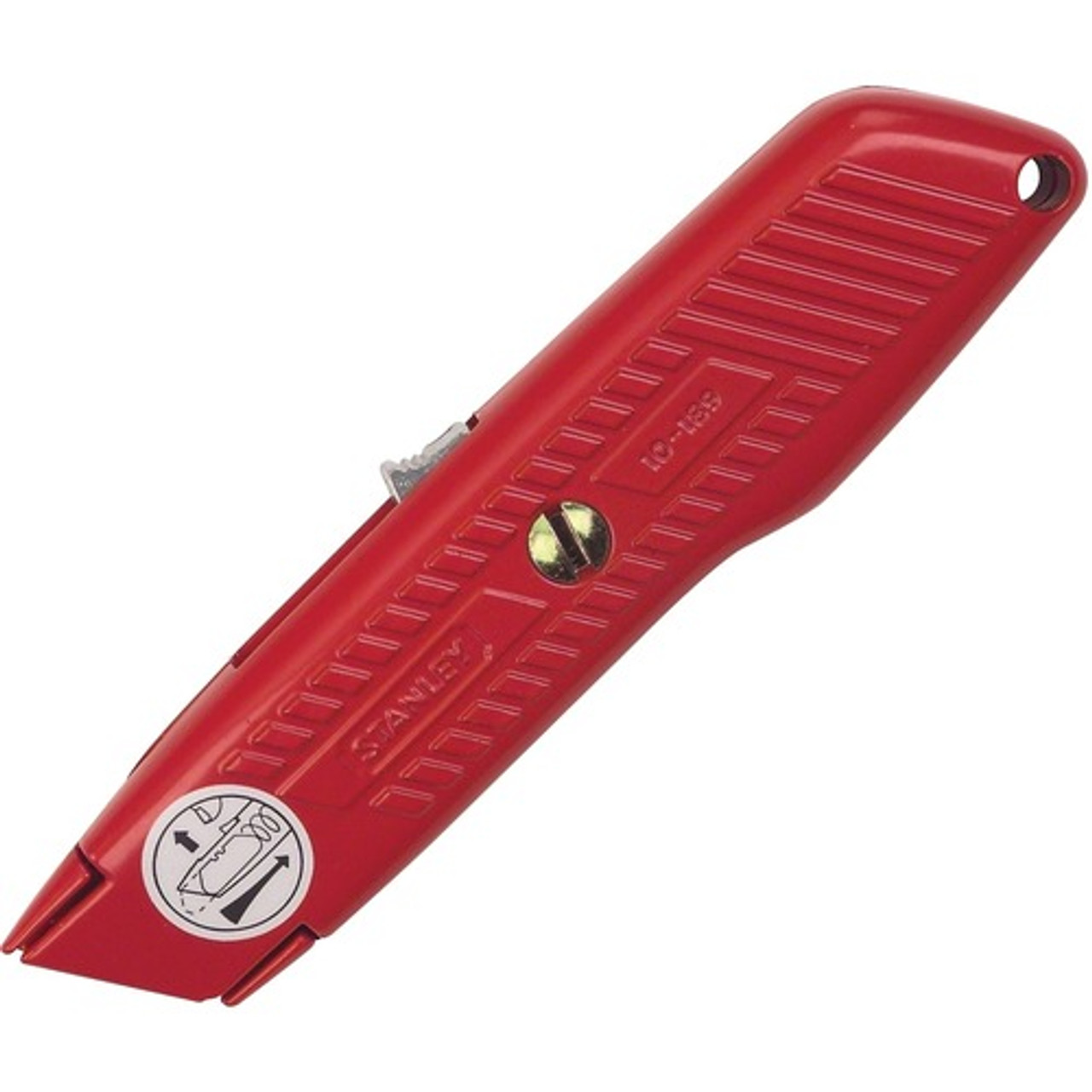 STANLEY BOSTITCH 10-189C KNIFE,SELF RETRACT,ROUND,2CUTTING DEPTHS
