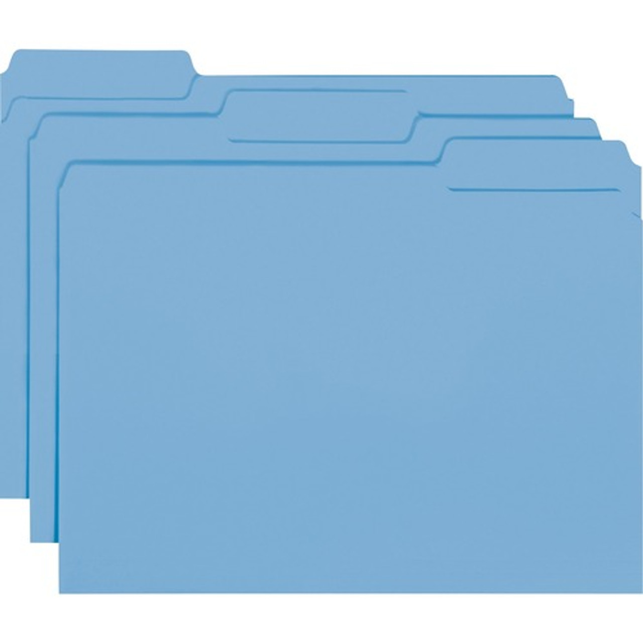 SMEAD MANUFACTURING CO. 10239 INTERIOR FOLDER, 1/3 CUT TAB,LETTER