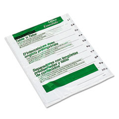 AVERY 11670 INDEX DIVIDER, W/TABLE OF CONTENTS, 1-10
