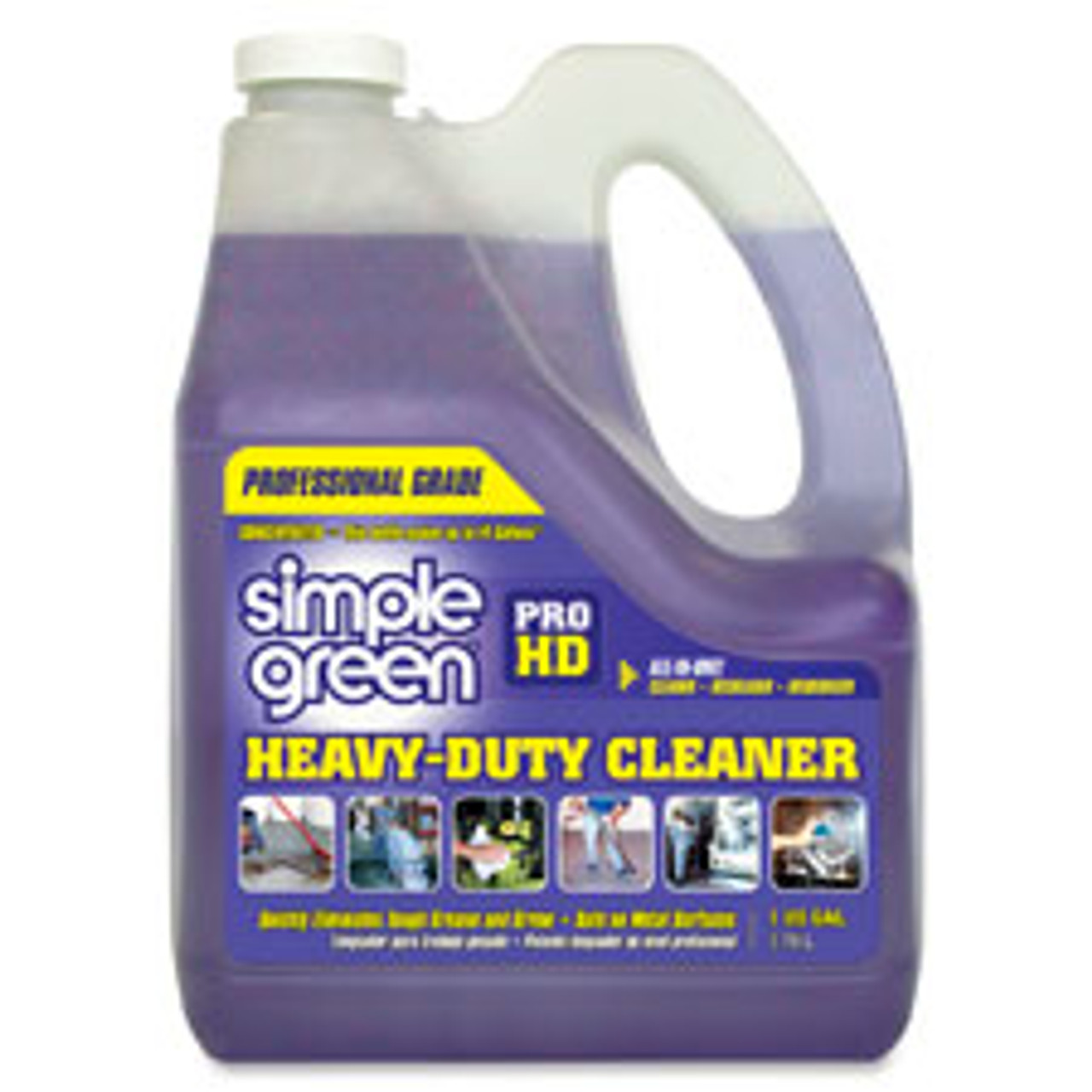 SIMPLE GREEN 13421 GREEN PRO HD CLEANER,1GAL., CLEAR