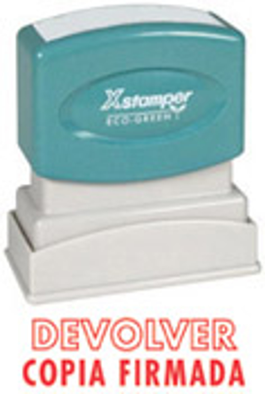 SHACHIHATA INC. U.S.A. 1948 TITLE STAMP,DEVOLVER COPIA FIRMADA