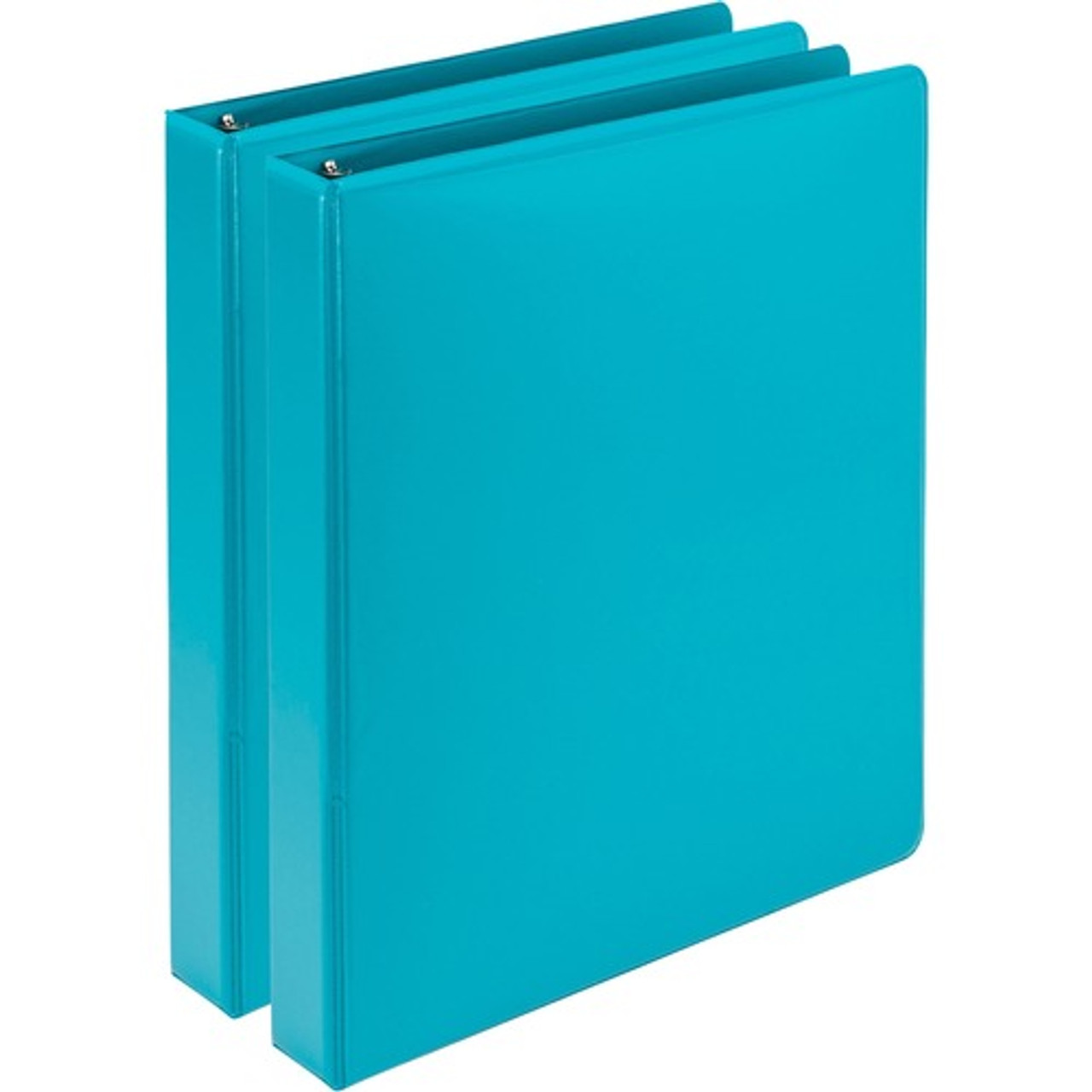 SAMSILL U86377 VIEW BINDER,1",TURQUOISE,2/PACK