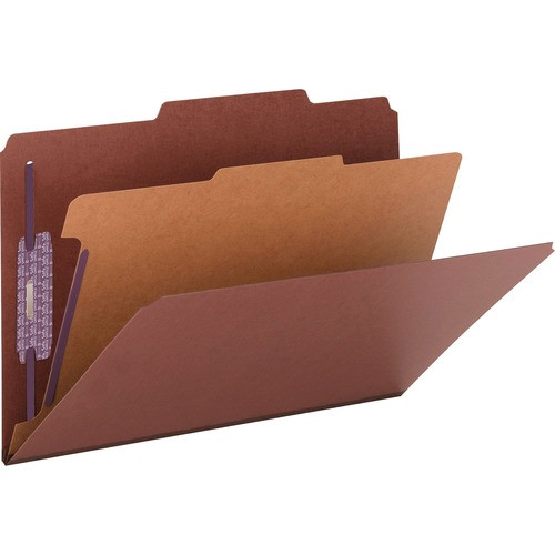 SMEAD MANUFACTURING CO. 18775 CLASSIFICTN FOLDERS,LEGAL,10/BX,RED