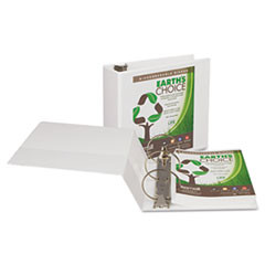 SAMSILL 18907 VIEW BINDER,5",8-1/2"X11",WHITE