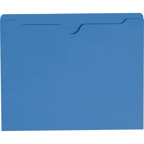 SMEAD MANUFACTURING CO. 75502 FILE JACKET,11 POINT STOCK, BLUE,100/BOX