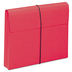 SMEAD MANUFACTURING CO. 77205 EXPANSION WALLET,2”,STRING, RED, 10/BX