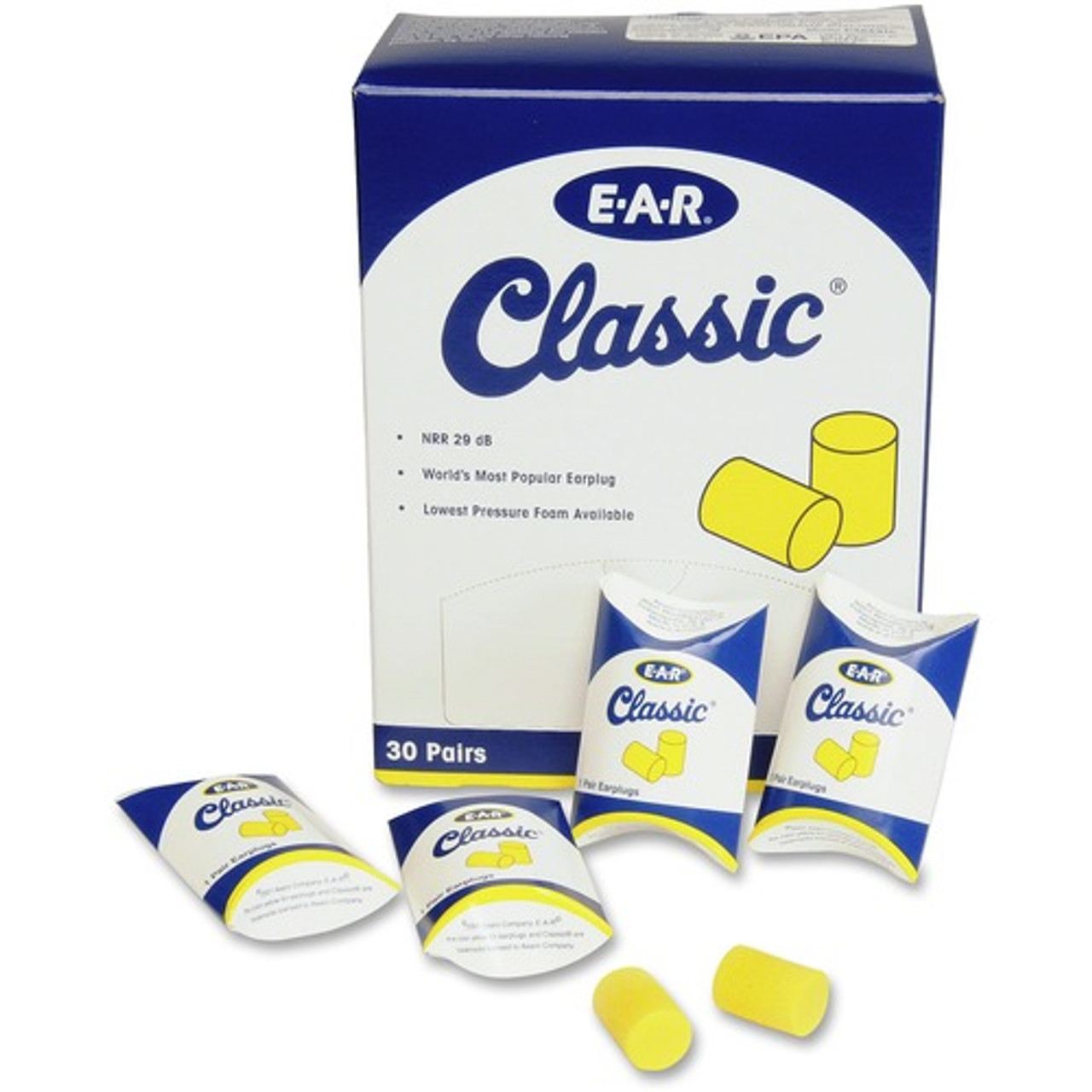 3M 3101060 EARPLUGS,UNCORDED,30/BX,YELLOW