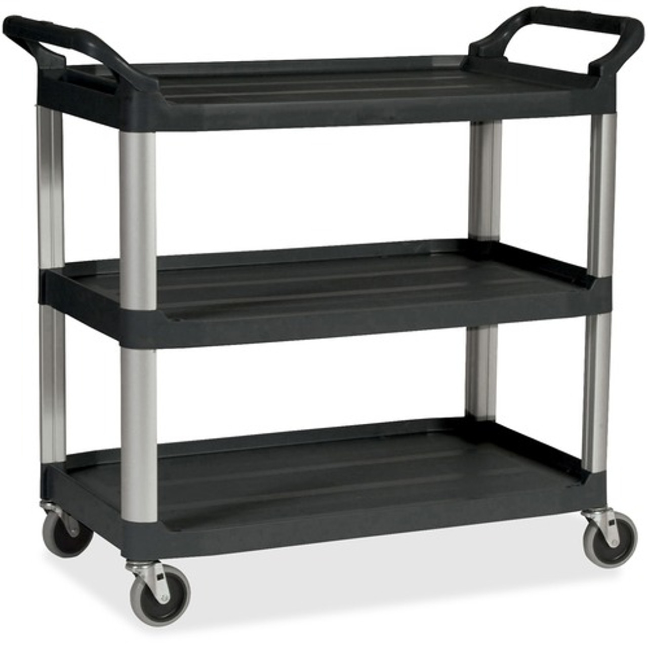 RUBBERMAID COMMERCIAL PRODUCTS 342488BK UTILITY CART,33-5/8"X18-5/8"X37-3/4"