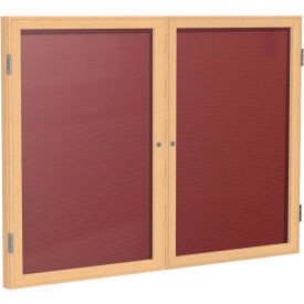 GHENT PW23648B-BG LETTERBOARD, 36X48,2-DOOR,WOOD FRAME