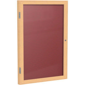 GHENT PW12418B-BG LETTERBOARD, 24X18,1-DOOR,WOOD FRAME