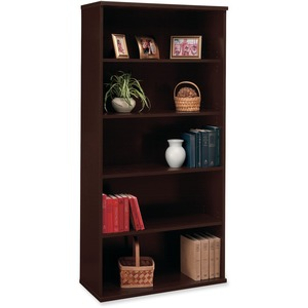 BUSH INDUSTRIES WC12914 BOOKCASE,BBF SERIES C OPEN DOUBLE