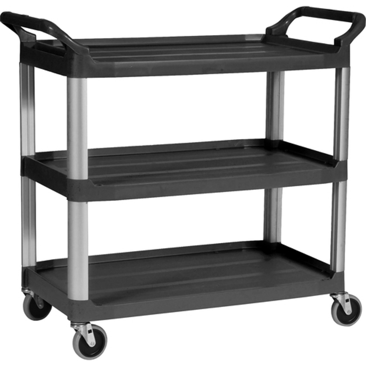 RUBBERMAID COMMERCIAL PRODUCTS 409100BK MOBILE UTILITY CART,BLACK