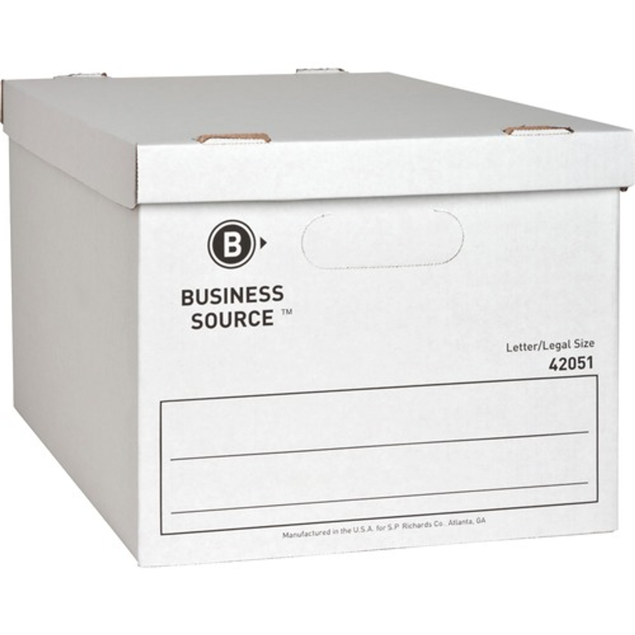 BUSINESS SOURCE 42051 STORAGE FILE BOXES,12X15X10,12/CT,WE
