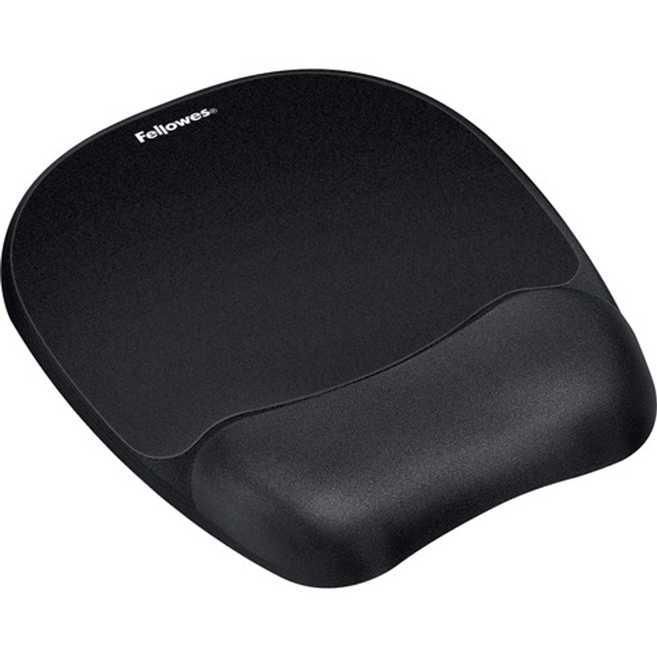 FELLOWES 9176501 MOUSE PAD,NONSKID BACK,8X9-1/4,BLACK