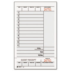 CARDINAL BRANDS INC. 947SWC GUEST CHECK UNIT SET, CARBONLESS DUPLICA