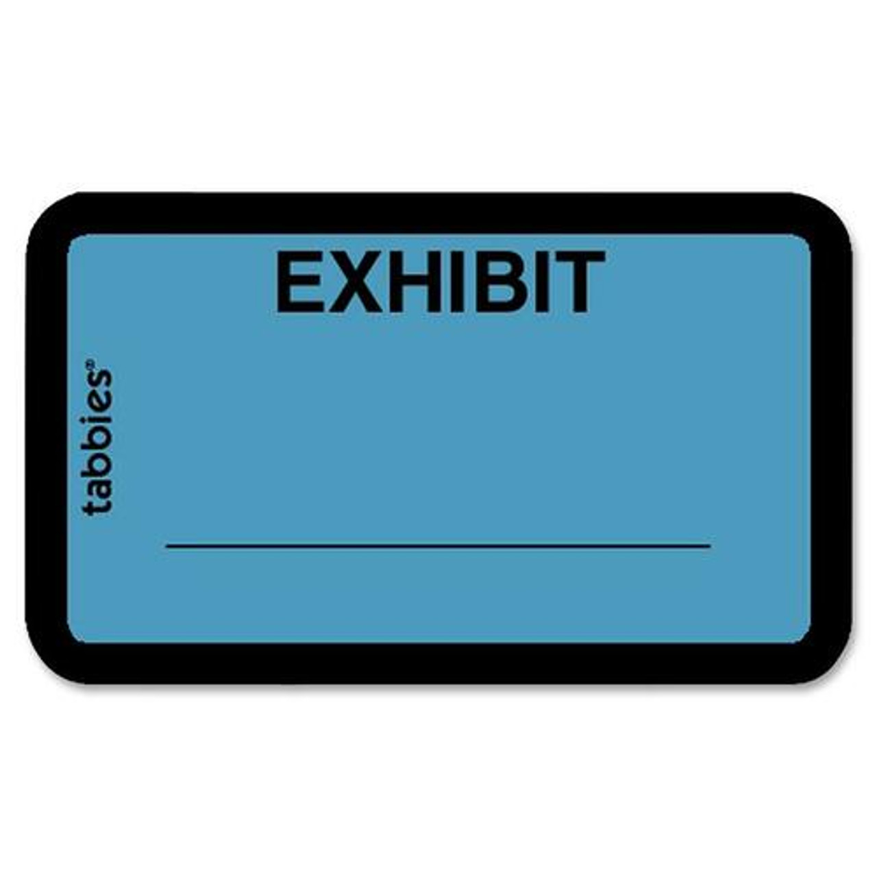 TABBIES 58091 LEGAL EXHIBIT LABELS,252/PK,BLUE