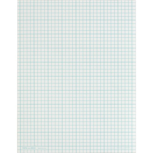 TOPS MANUFACTURING CO. 35041 SECTION PADS,LETTER,WHITE,50 SHEETS/PAD