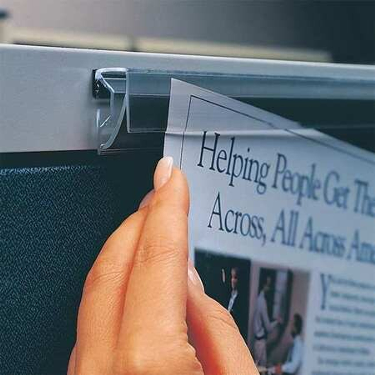 GHENT H96-2 HOLD-UP DISPLAY RAIL, 96”,2 PER CARTON