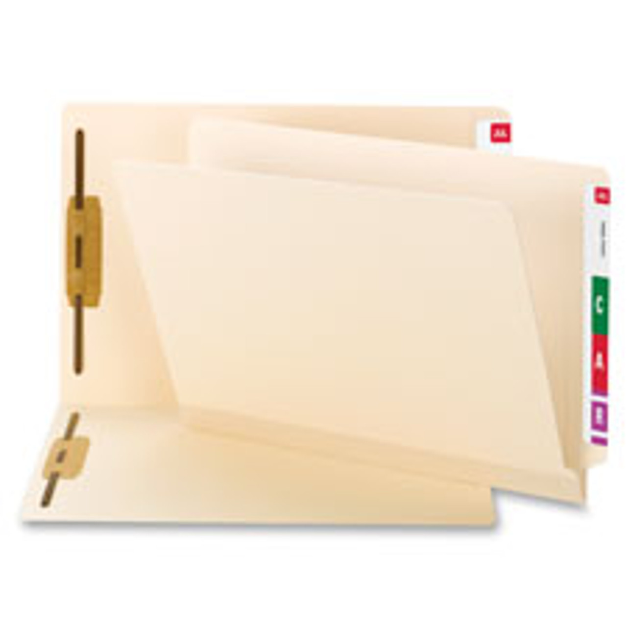 SMEAD MANUFACTURING CO. 34105 END TAB FASTENER FOLDER,TWO FASTENERS