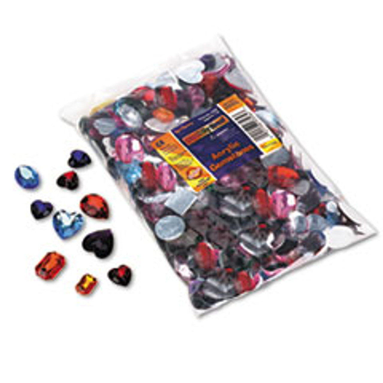 THE CHENILLE KRAFT COMPANY 3584 CLASSROOM PACK, GEMSTONES, ACRYLIC