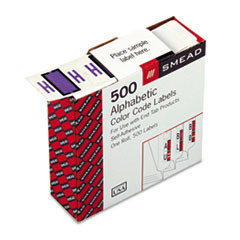 SMEAD MANUFACTURING CO. 67078 COLOR CODE LABELS, 1"X1-1/4", 500/RL