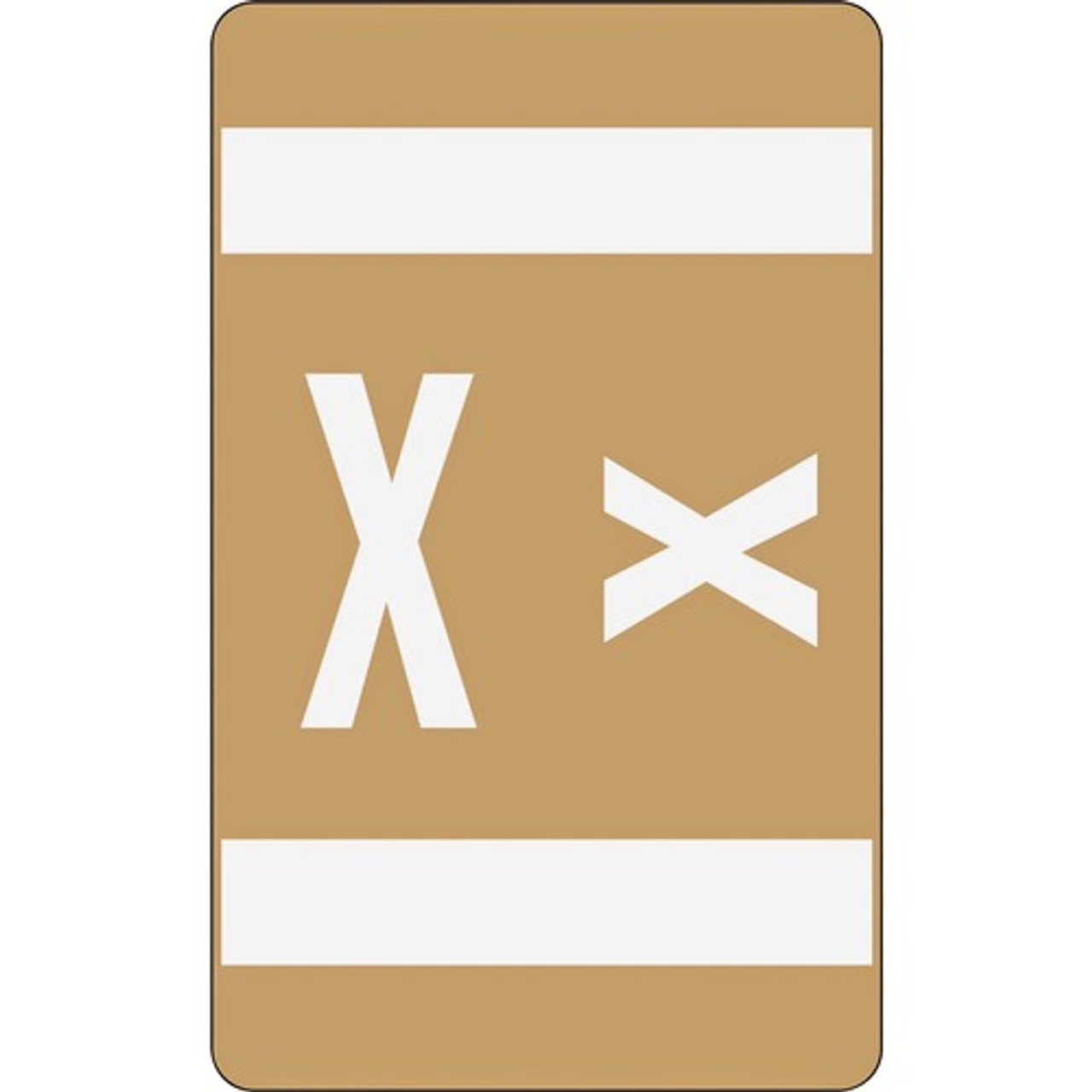 SMEAD MANUFACTURING CO. 67194 COLOR CODE LABELS, 100/PK, LIGHT BROWN