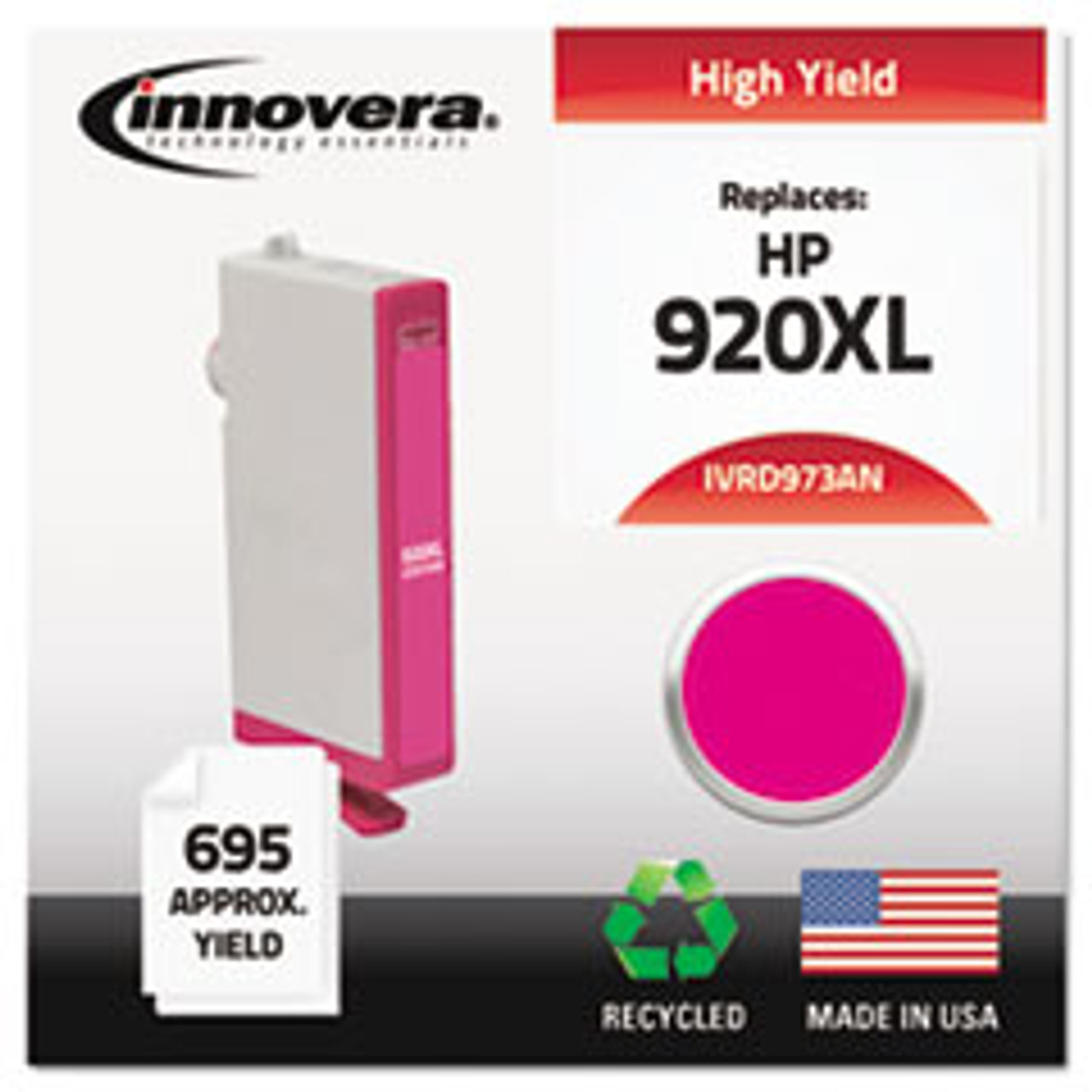 INNOVERA IVRD973AN PRINTER INK, INK,700 PAGE YIELD,MAGENTA