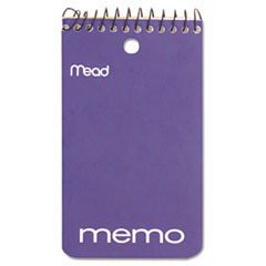 MEAD PRODUCTS 45354 MEMO BOOK, COLLEGE RULED, 3" X 5", WIREB