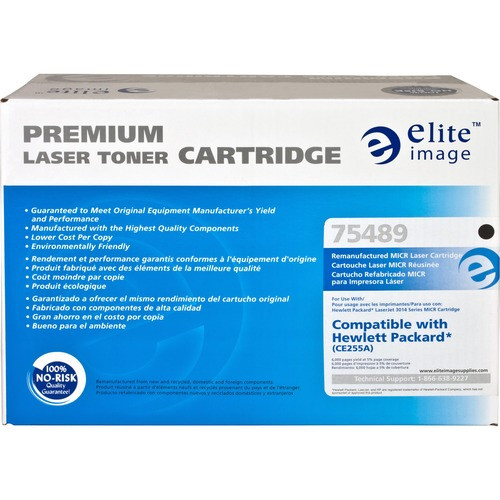 ELITE IMAGE 75489 INK TONER CARTRIDGE,6000 YIELD, BLACK