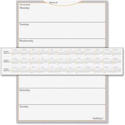 AT-A-GLANCE AW503028 WEEKLY PLANNING SURFACE,SELF-ADHESIVE