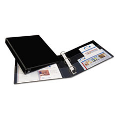 AVERY 79989 3-RING EZD BINDER, 1" , BLACK,8 1/2"X11"