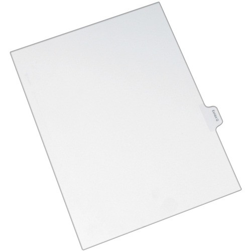 AVERY 82123 LEGAL EXHIBIT INDEX Q, 25/PK, 1/10 CUT