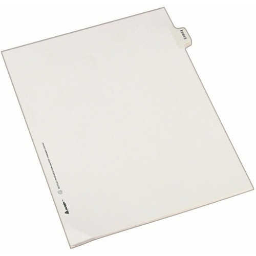 AVERY 82125 LEGAL EXHIBIT INDEX S, 25/PK, 1/10 CUT
