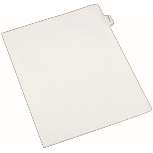 AVERY 82128 LEGAL EXHIBIT INDEX V, 25/PK, 1/10 CUT