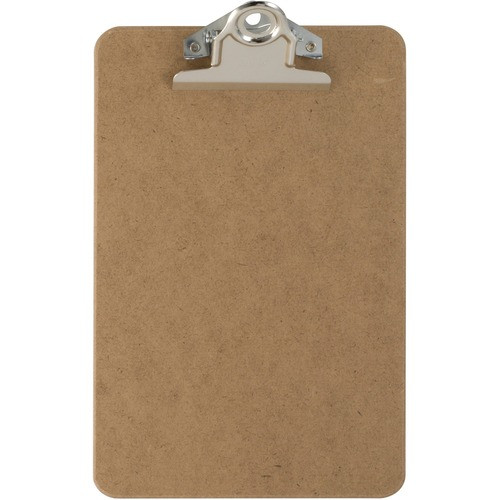 OFFICEMATE 83103 HARDBOARD CLIPBOARD,1", 6"X9", BROWN
