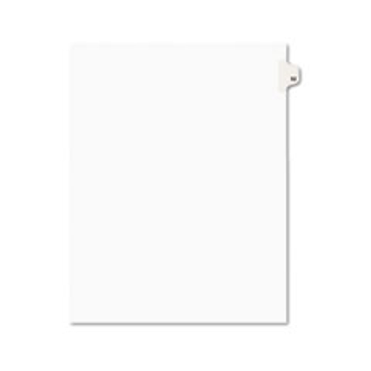 AVERY 01052 TAB DIVIDER, 52,LETTER, WHITE, 25/PACK AVERY 01052 TAB DIVIDER, 52,LETTER, WHITE, 25/PACK