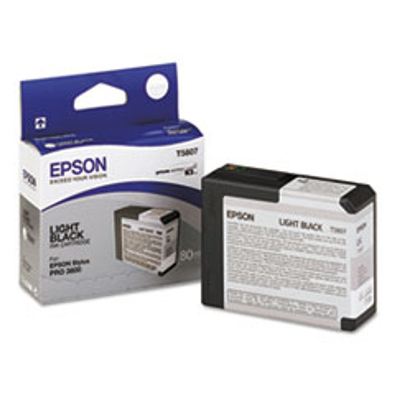 EPSON T580700 INK CARTRIDGE,3800/3880,LIGHT BLACK