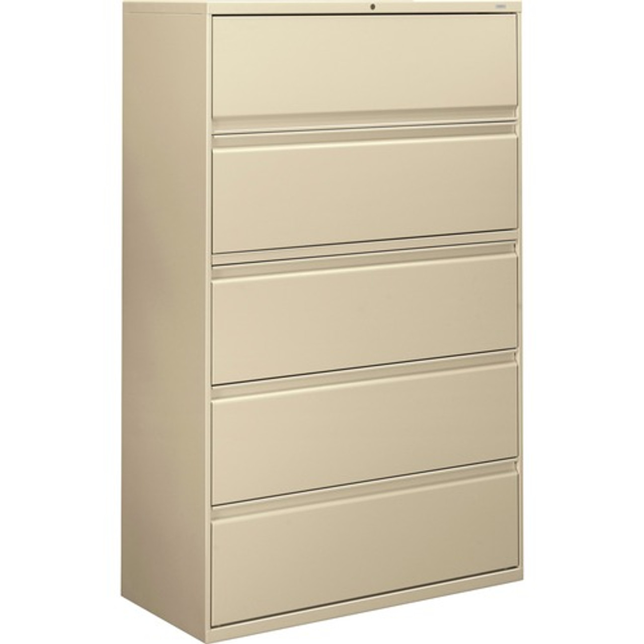 HON 895LL 5-DRAWER LATERAL FILE, W/LOCK