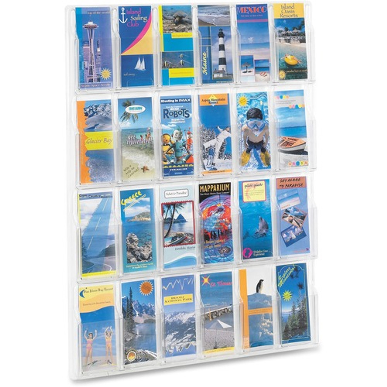 SAFCO 5601CL PAMPHLET DISPLAY,REVEAL™ 24
