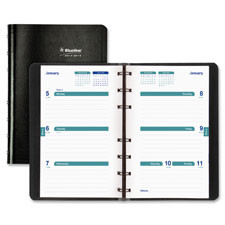 REDIFORM CA101BLK PLANNER,CLASSIC,W/M,AY,8X5,BK